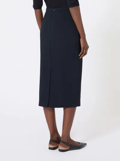 Max Mara Midi Pencil Skirt In Black