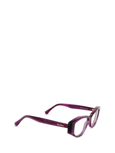 Max Mara Full Frame Plain Mirror In Purple