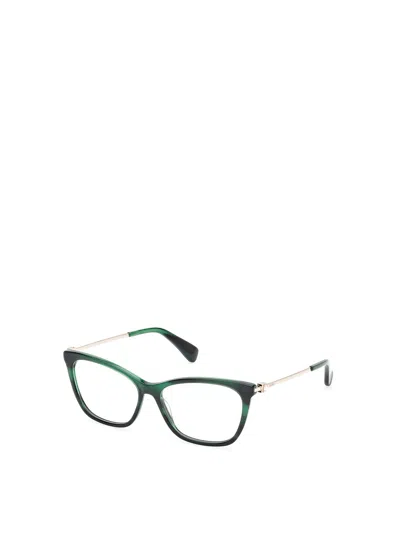 Max Mara Cat-eye Frame Glasses In Green
