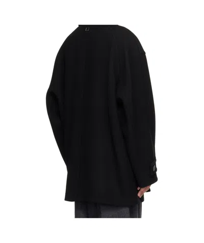 Wooyoungmi Single-breasted Coat In Black