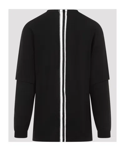 Mordecai Double Layer Pullover Sweater For Men In Black