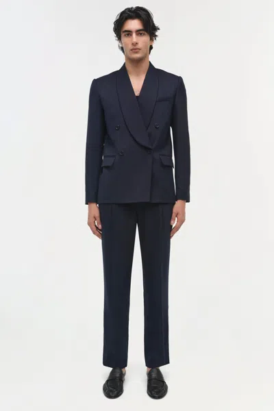 Simkhai Men's Coleman Suiting Jacket In Midnight In Blue