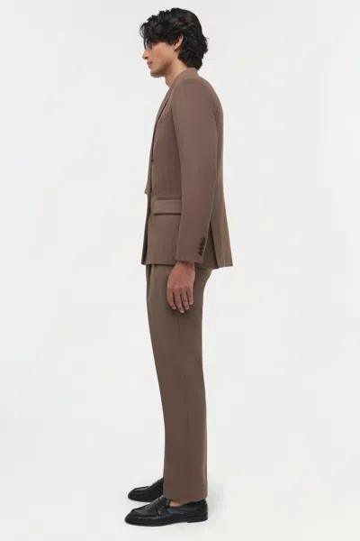 Simkhai Men's Coleman Suiting Jacket In Taupe In Brown