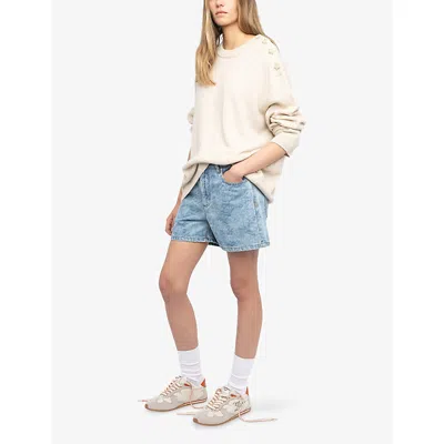 Zadig & Voltaire Zv Vintage Dance Sneakers In White