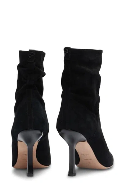 Hugo Boss Boss Vivian Pointed Toe Bootie In Black