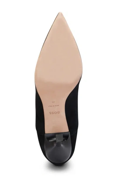 Hugo Boss Boss Vivian Pointed Toe Bootie In Black