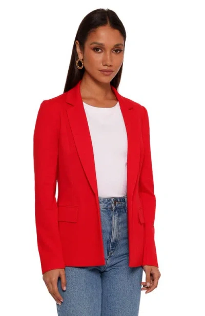 Petal And Pup Petal & Pup Ronny Open Front Blazer In Red