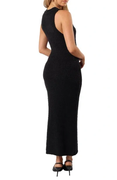 Petal And Pup Petal & Pup Liam Sleeveless Maxi Sweater Dress In Black