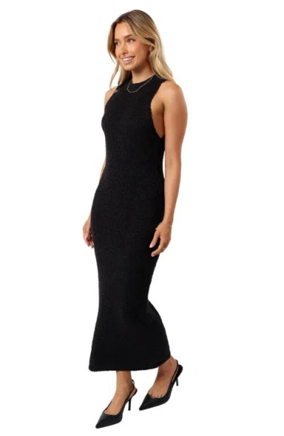 Petal And Pup Petal & Pup Liam Sleeveless Maxi Sweater Dress In Black