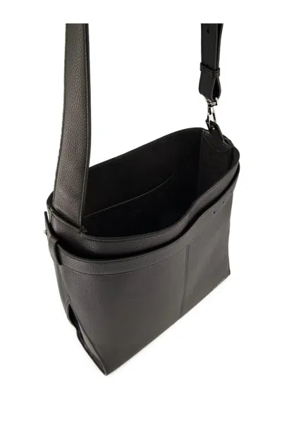 Givenchy Medium Leather Belted Bag In Black