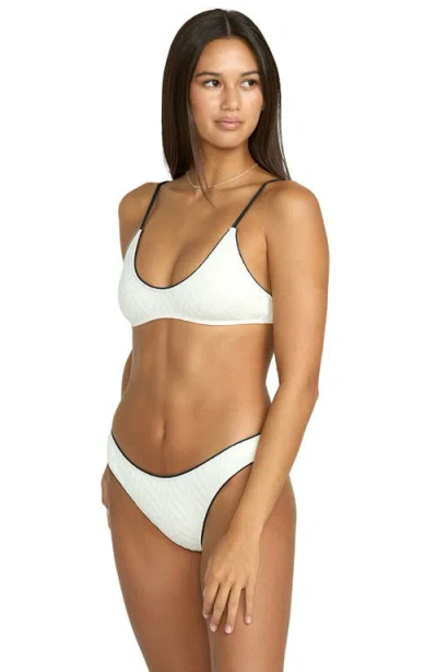 Volcom V Baby Scoop Bikini Top In White