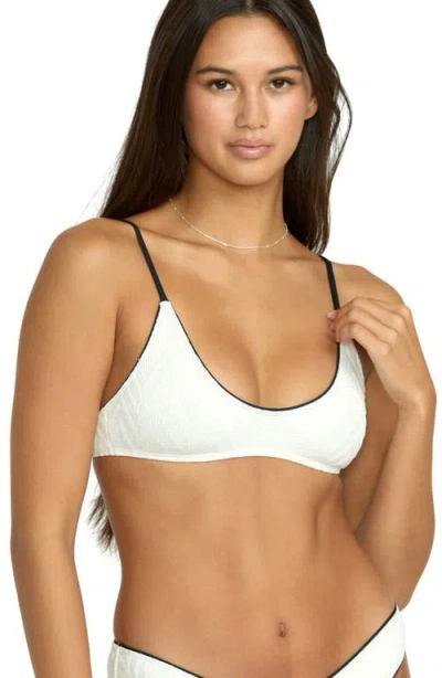 Volcom V Baby Scoop Bikini Top In White