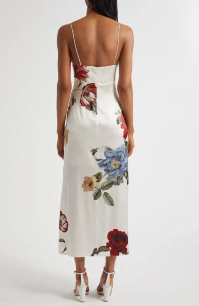 Alice And Olivia Delora Maxi Dress In White