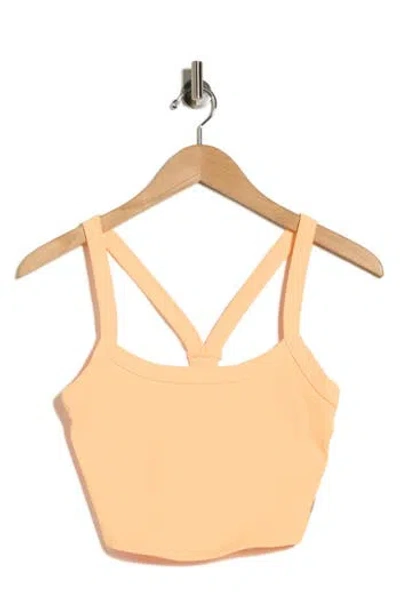 Free People Fp Movement All Clear Rib Crop Camisole In Nude