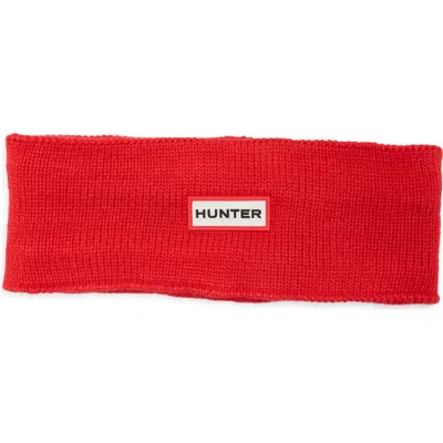 Hunter Play Fleece Lined Knit Headband In Black