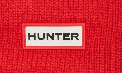 Hunter Play Fleece Lined Knit Headband In Black