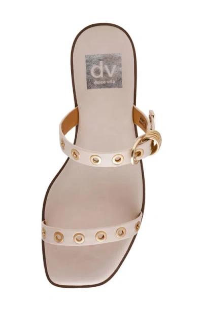 Dolce Vita Dv By  Margie Slide Sandal In White