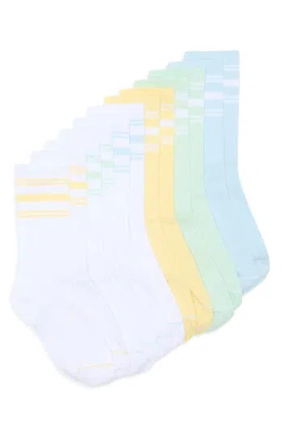 90 Degree By Reflex 6-pack Ribbed Crew Socks