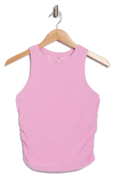 Beyond Yoga Featherweight Your Fit Ruched Tank Top In Pink
