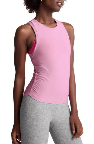 Beyond Yoga Featherweight Your Fit Ruched Tank Top In Pink