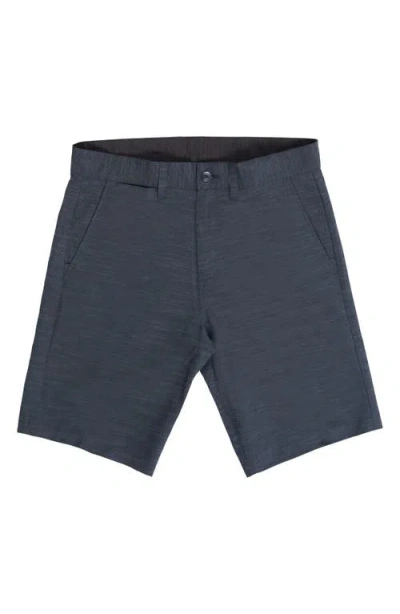 Burnside Hybrid Stretch Shorts In Blue