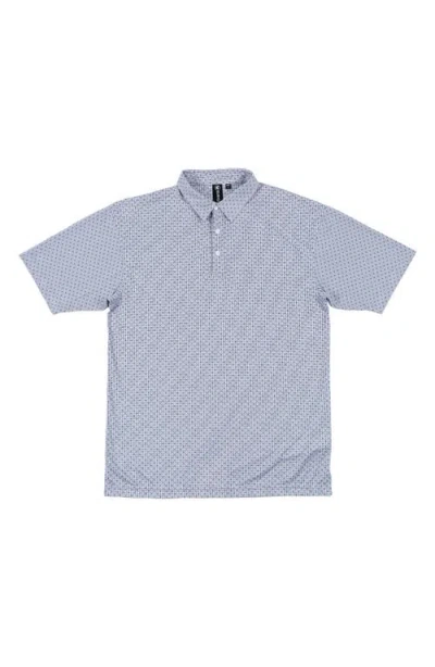 Burnside Burn Golf Polo In Gray