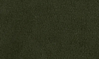 Burnside Polar Fleece Quarter Zip Sweatshirt In Green