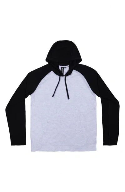 Burnside Raglan Sleeve Hoodie In White
