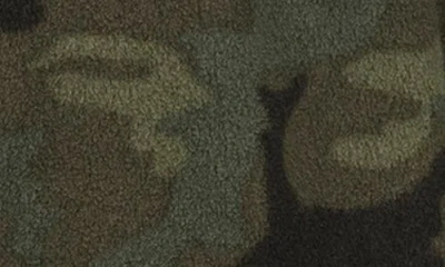 Burnside Polar Fleece Full Zip Jacket In Green