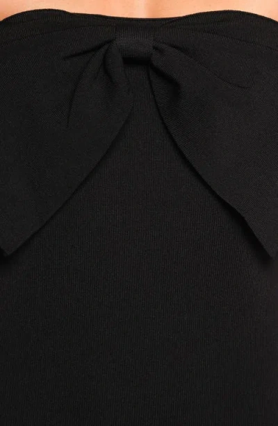 Petal And Pup Petal & Pup Off The Shoulder Body-con Midi Dress In Black