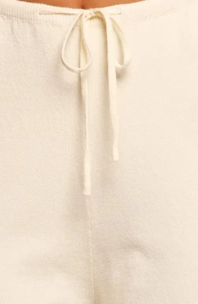 Petal And Pup Petal & Pup Ash Knit Wide Leg Pants In White