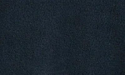 Burnside Polar Fleece Quarter Zip Sweatshirt In Blue