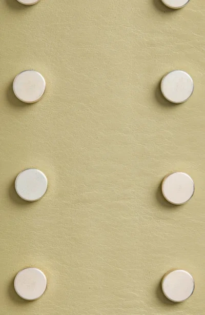 Free People Hex Stud Leather Hip Belt In Burgundy