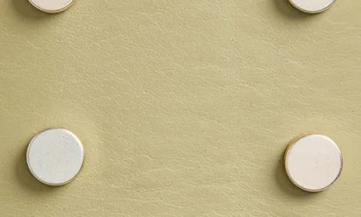 Free People Hex Stud Leather Hip Belt In Burgundy