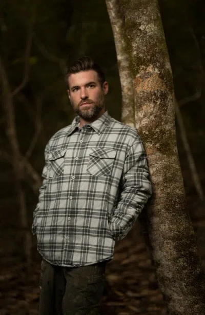 Burnside Long Sleeve Flannel Shirt In Multi