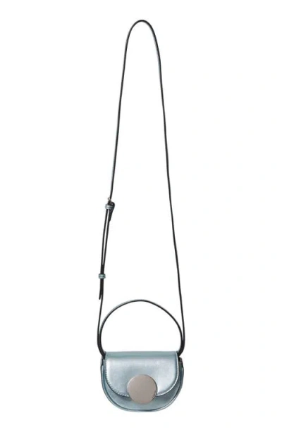 Oryany Petite Lottie Leather Top Handle Bag In Silver