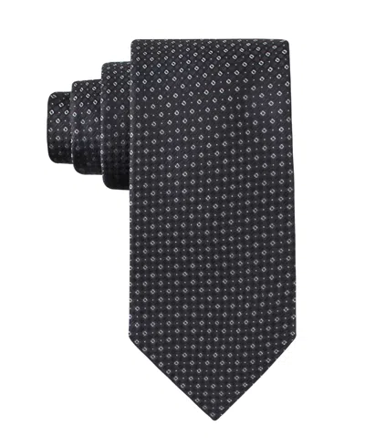 Tommy Hilfiger Men's Peyton Neat Pattern Tie In Black