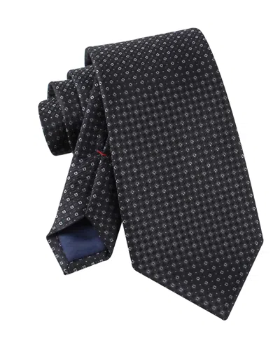 Tommy Hilfiger Men's Peyton Neat Pattern Tie In Black