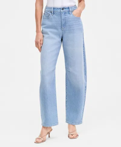 Inc International Concepts Women's High-rise Barrel-leg Jeans, Macy's Exclusive