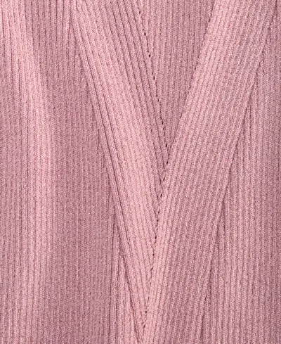 Inc International Concepts Women's Shimmer-knit Wide-neck Sweater, Macy's Exclusive In Pink