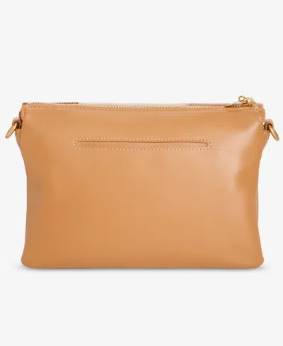 Style & Co Double Compartment Crossbody, Exclusively At Macy's In Neutral
