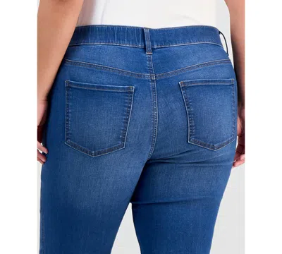 Style & Co Plus Size Pull-on Shaping High-rise Bootcut Jeans, Macy's Exclusive