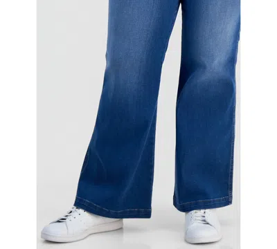 Style & Co Plus Size Pull-on Shaping High-rise Bootcut Jeans, Macy's Exclusive