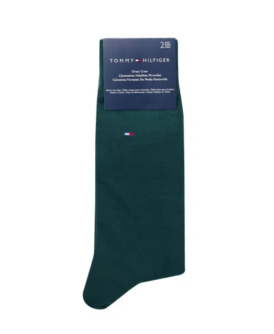 Tommy Hilfiger Men's 2-pack Solid Dress Socks In Multi