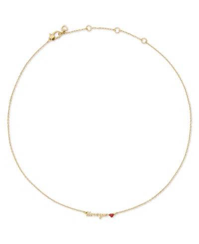 Kate Spade New York I Love You Pendant Necklace In Gold
