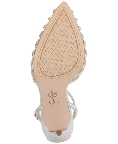 Jessica Simpson Paveri 2 Pointed Toe Ankle Strap Pump In Multi