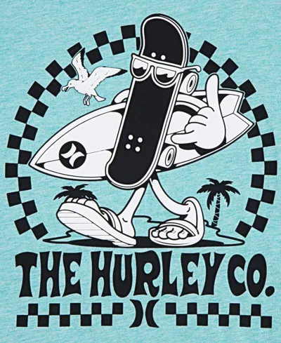 Hurley Big Boys Raddie T-shirt In Blue