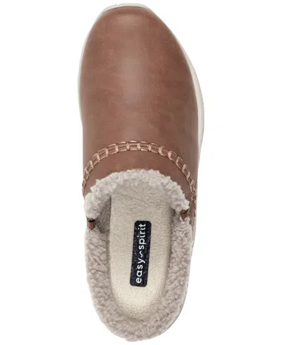 Easy Spirit Women's Bynne Cozy Slip-on Clogs In Brown