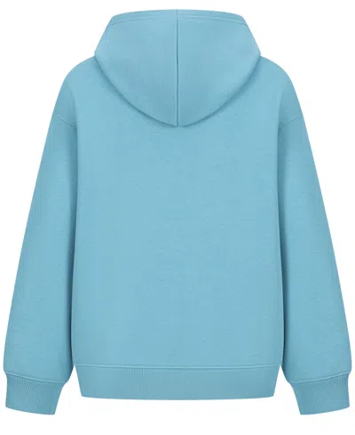Roxy Kids' Botanical Oversized Hoodie In Blue