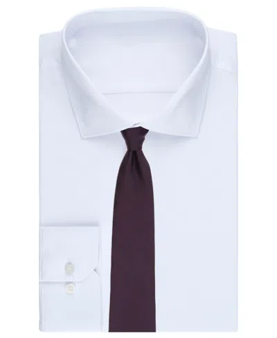 Club Room Men's Warren Stripe Solid Tie, Macy's Exclusive In Purple
